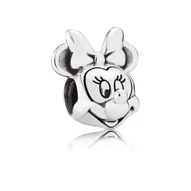 (imagen para) Charm en plata de ley Retrato Minnie - PANDORA