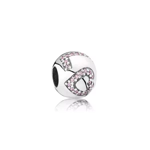 Charm en plata de ley Rodeado de amor PANDORA (imagen para) Charm en plata de ley Rodeado de amor PANDORA