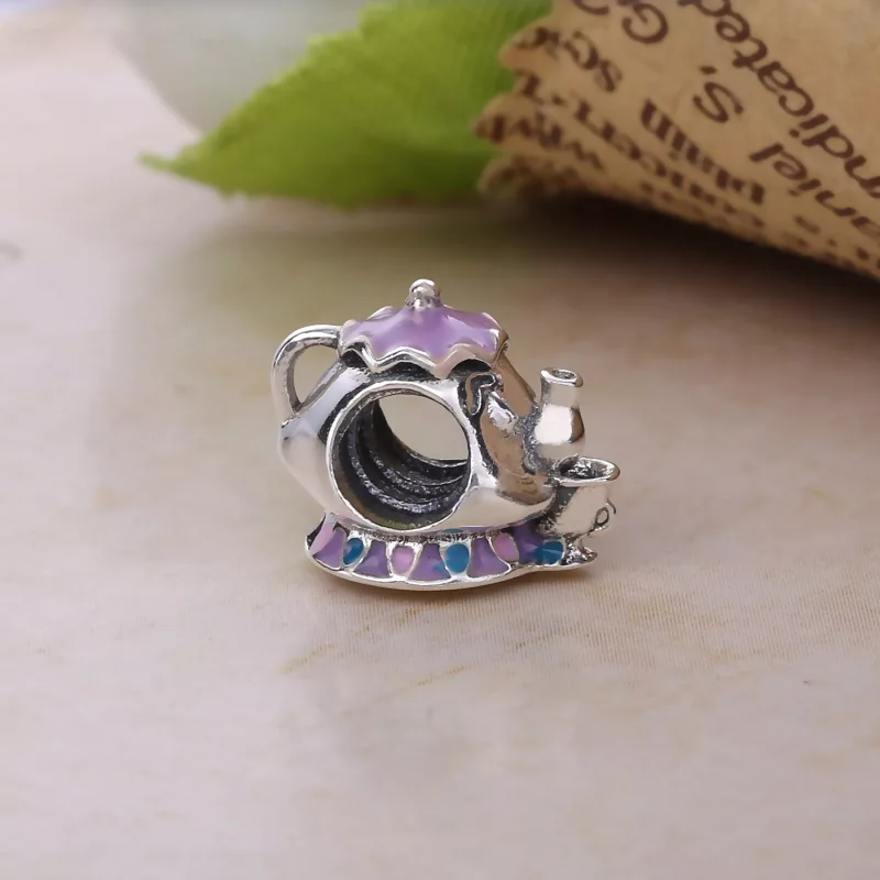 (imagen para) Charm en plata de ley Sra. Potts & Chip - PANDORA - Ver 2