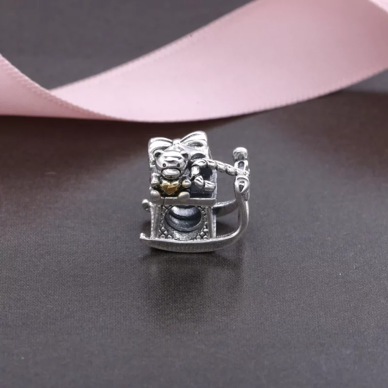 (imagen para) Charm en plata de ley Trineo de navidad PANDORA - Ver 3
