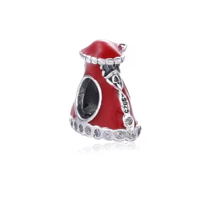 (imagen para) Charm en plata de ley Vestido de navidad PANDORA