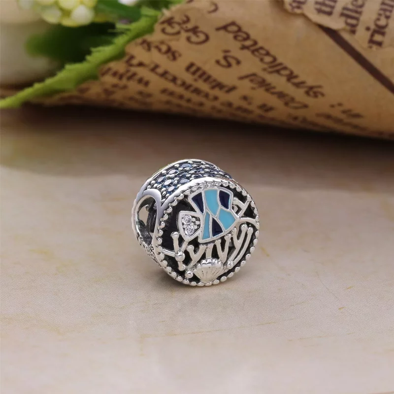 (imagen para) Charm en plata de ley Vida en el Oc&eacute;ano - PANDORA - Ver 2
