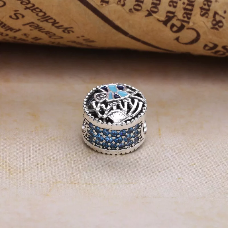 (imagen para) Charm en plata de ley Vida en el Oc&eacute;ano - PANDORA - Ver 3