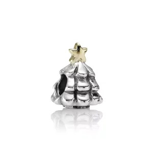 Charm en plata de ley y oro árbol de Navidad PANDORA (imagen para) Charm en plata de ley y oro árbol de Navidad PANDORA