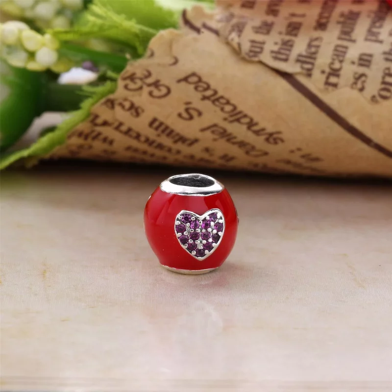 (imagen para) Charm en plata de ley Yo &hearts; minnie mouse PANDORA - Ver 3