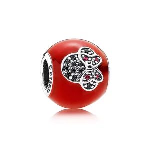(imagen para) Charm en plata de ley Yo &hearts; minnie mouse PANDORA