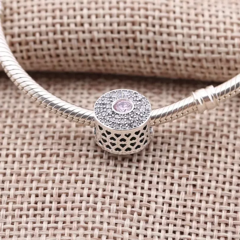 (imagen para) Charm Esplendor Radiante Rosa - PANDORA - Ver 2
