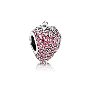 Charm Fresa en Pavé - PANDORA (imagen para) Charm Fresa en Pavé - PANDORA
