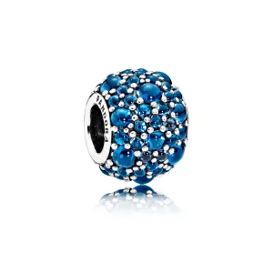 (imagen para) Charm Gotas Brillantes Azul Intenso - PANDORA