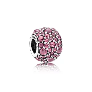 Charm gotas brillantes rosa Madreselva - PANDORA (imagen para) Charm gotas brillantes rosa Madreselva - PANDORA
