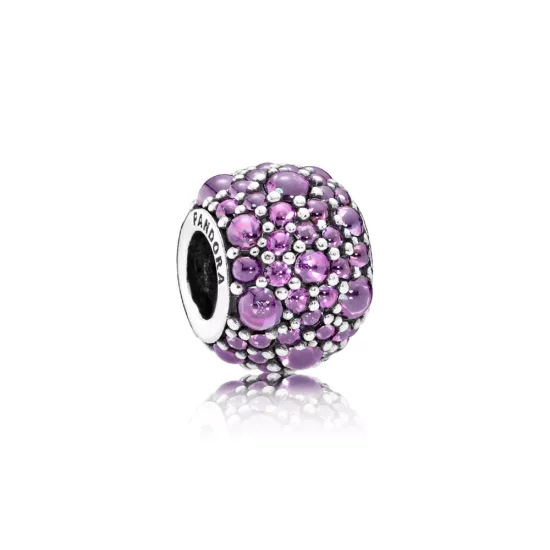 (imagen para) Charm Gotas Moradas Brillantes 791755CFP Charms PANDORA