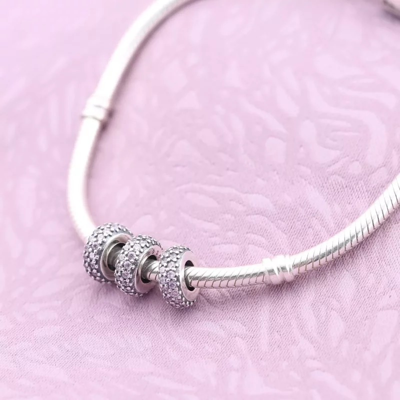 (imagen para) Charm Inspiraci&oacute;n Pav&eacute; Rosa - PANDORA - Ver 2