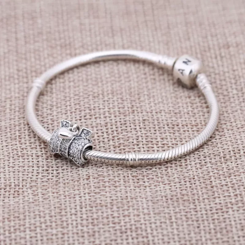 (imagen para) Charm Lazo & Coraz&oacute;n - PANDORA - Ver 2