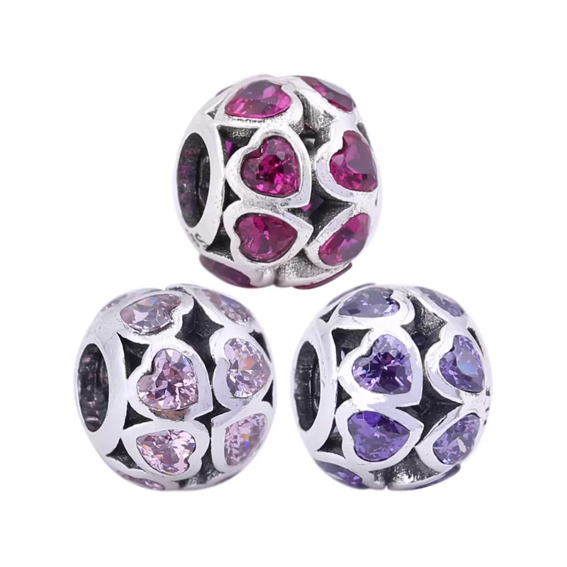 (imagen para) Charm Lazos de Amor en rosa - PANDORA - Ver 5