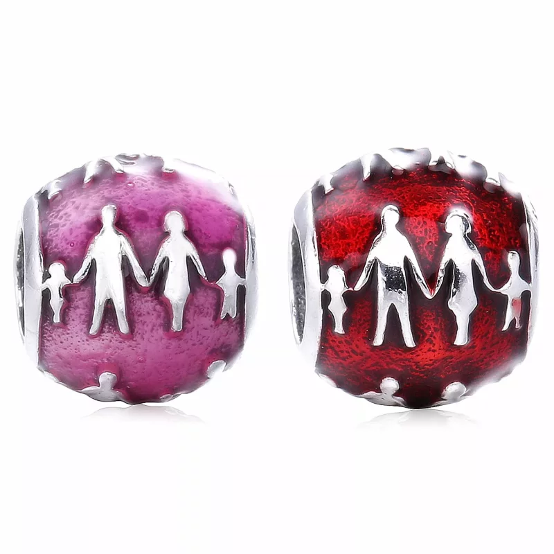 (imagen para) Charm Lazos Familiares 791399EN62 Charms PANDORA - Ver 5