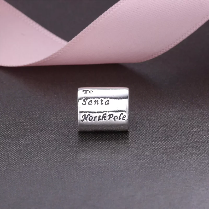 (imagen para) Charm Letra De Santa, Esmalte Rojo PANDORA - Ver 3