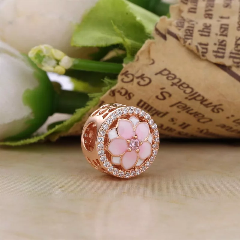 (imagen para) Charm Magnolia Bloom PANDORA Rose - Ver 2