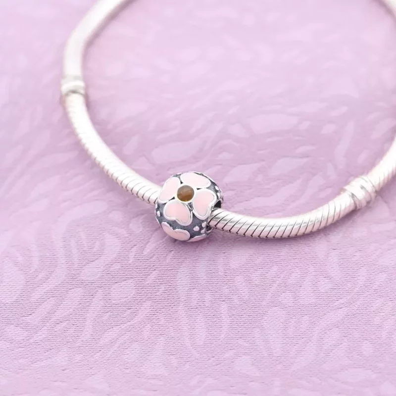 (imagen para) Charm Margarita Rojo - PANDORA - Ver 2