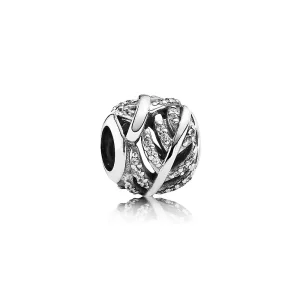 Charm Micro Pavé Pluma - PANDORA (imagen para) Charm Micro Pavé Pluma - PANDORA