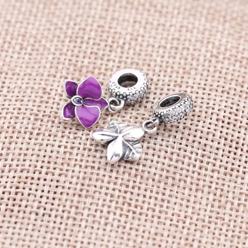 (imagen para) Charm Orqu&iacute;dea PANDORA - Ver 4