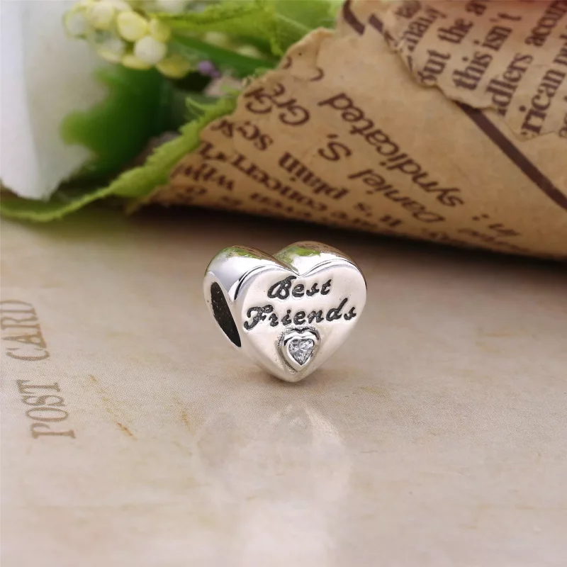 (imagen para) Charm Coraz&oacute;n de Amistad - PANDORA - Ver 2