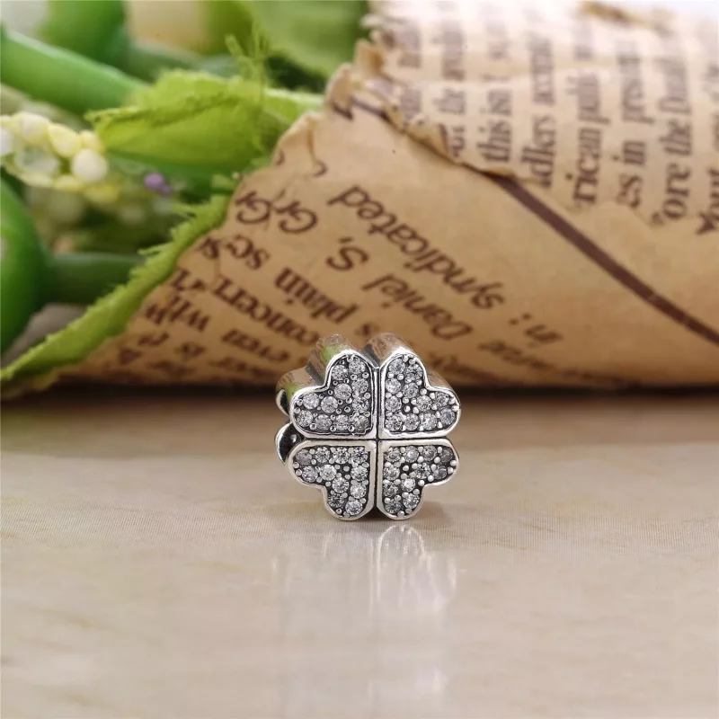 (imagen para) Charm en plata de ley Tr&eacute;bol PANDORA - Ver 2