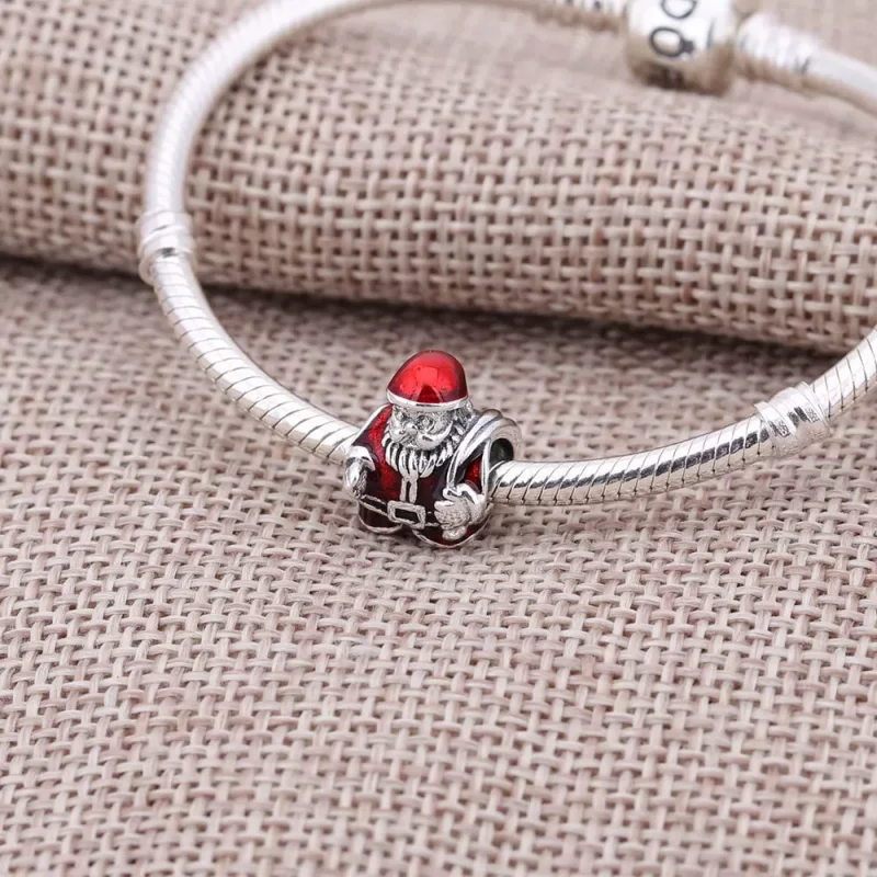 (imagen para) Charm Pap&aacute; Noel Rojo - PANDORA - Ver 2