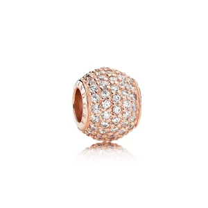 (imagen para) Charm Pav&eacute; Transparente PANDORA Rose