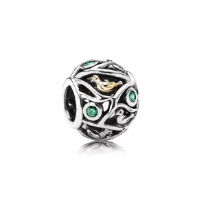 (imagen para) Charm P&aacute;jaros y Ramas de &aacute;rboles - PANDORA
