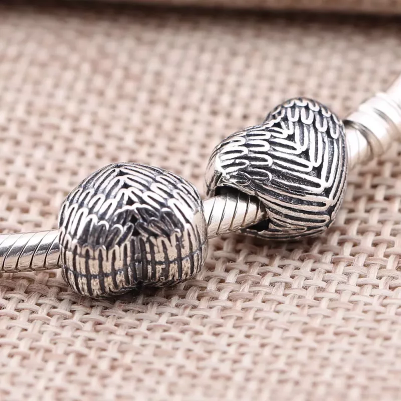 (imagen para) Charm Plumas de &aacute;ngel - PANDORA - Ver 2