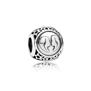 Charm Signo Géminis con estrellas - PANDORA (imagen para) Charm Signo Géminis con estrellas - PANDORA