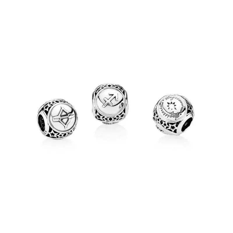 (imagen para) Charm Signo Sagitario con estrellas - PANDORA - Ver 2