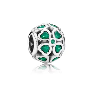 Charm Trébol verde de la suerte - PANDORA (imagen para) Charm Trébol verde de la suerte - PANDORA