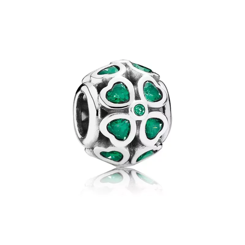(imagen para) Charm Tr&eacute;bol verde de la suerte - PANDORA