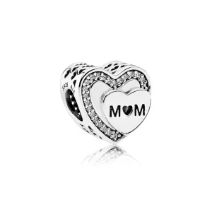 Charm Tributo a Mamá - PANDORA (imagen para) Charm Tributo a Mamá - PANDORA