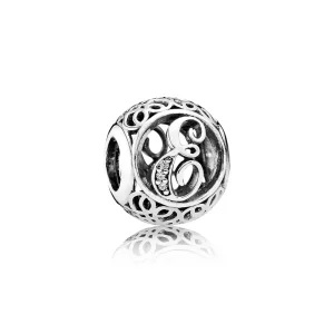 Charm Vintage E - PANDORA (imagen para) Charm Vintage E - PANDORA