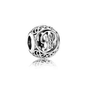Charm Vintage P - PANDORA (imagen para) Charm Vintage P - PANDORA