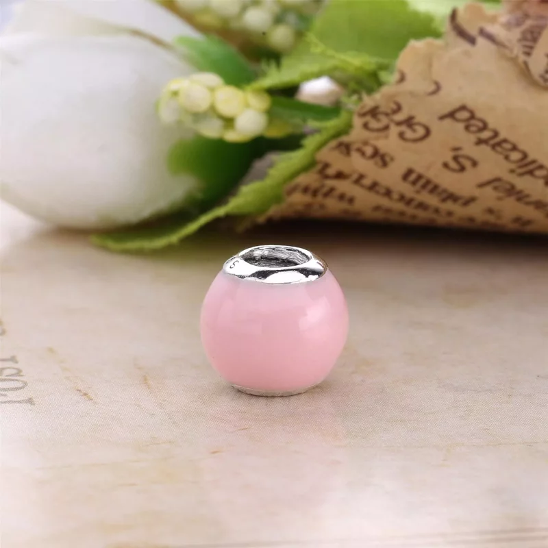 (imagen para) Charm Facetas Geom&eacute;tricas rosa Iridiscente - PANDORA - Ver 3