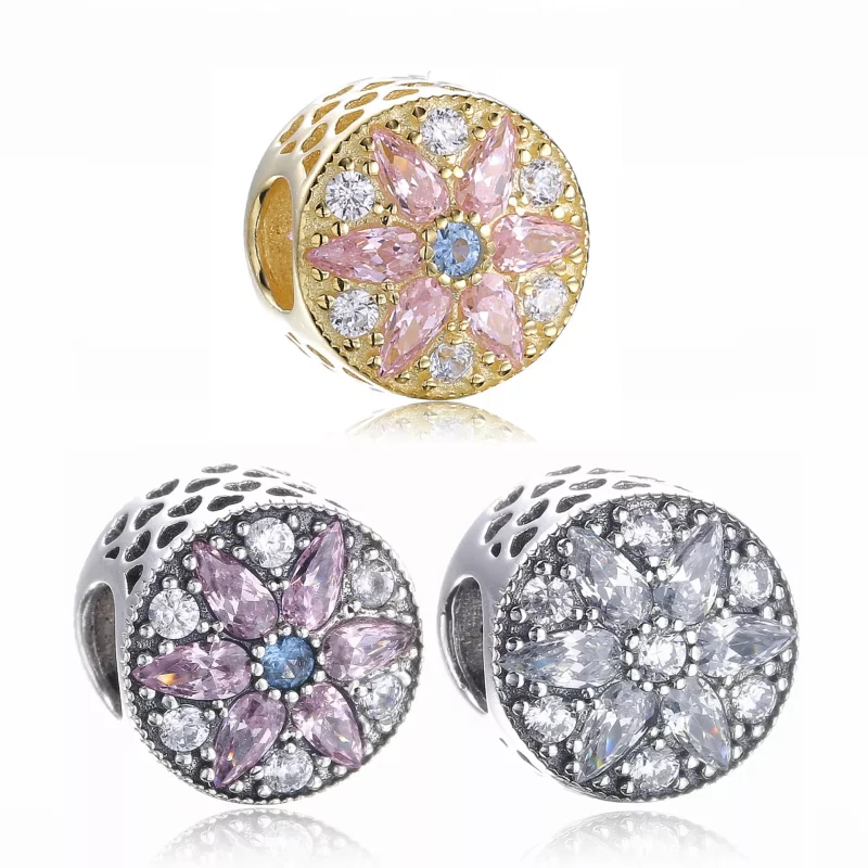 (imagen para) Charms de oro Opulento floral PANDORA - Ver 2