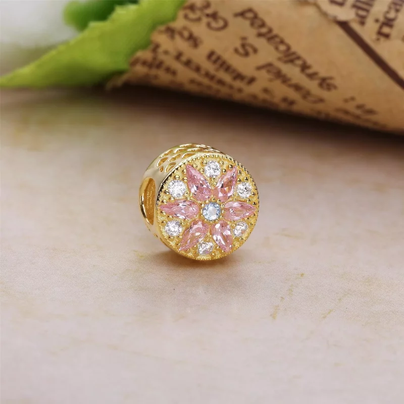 (imagen para) Charms de oro Opulento floral PANDORA - Ver 3