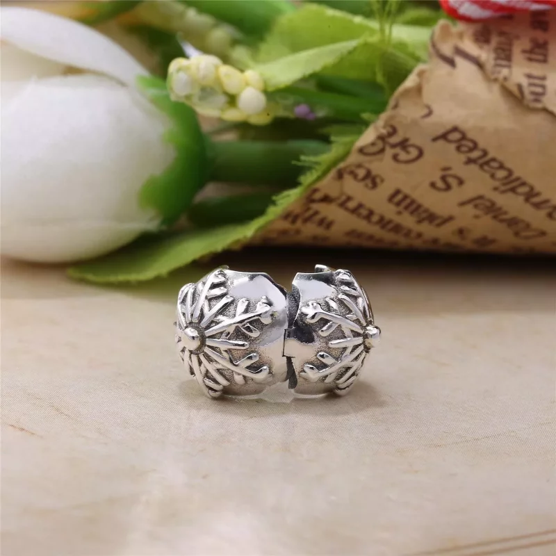 (imagen para) Clip en plata de ley Copo de nieve PANDORA - Ver 4