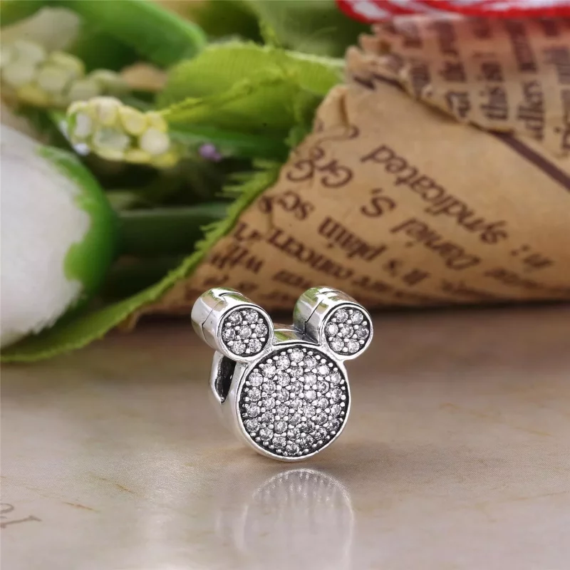 (imagen para) Clip en plata de ley Orejas de Mickey Mouse PANDORA - Ver 2