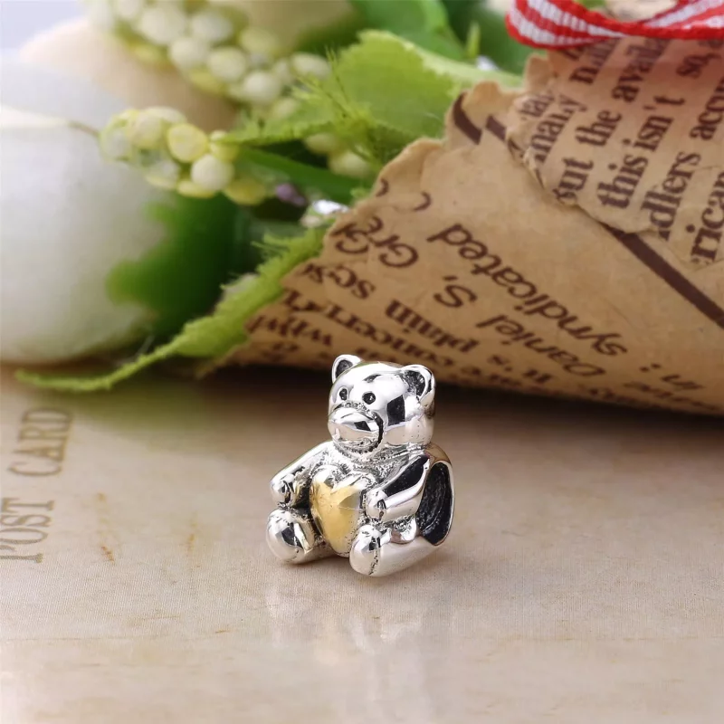 (imagen para) Charm Oso de Peluche D&iacute;a de la Madre - PANDORA - Ver 3