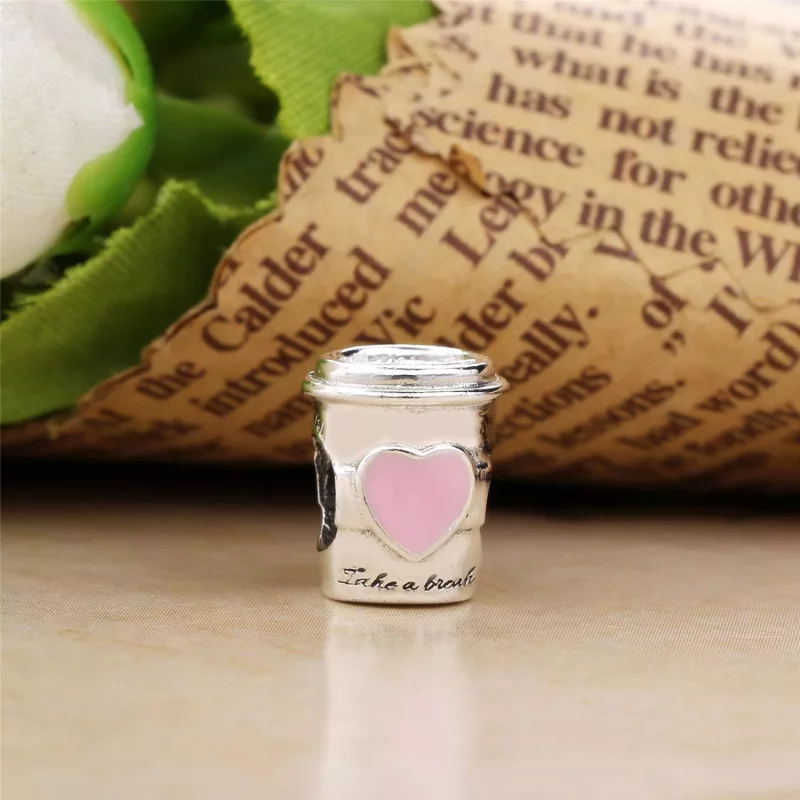 (imagen para) Charm en plata de ley Bebida para Llevar - PANDORA - Ver 2