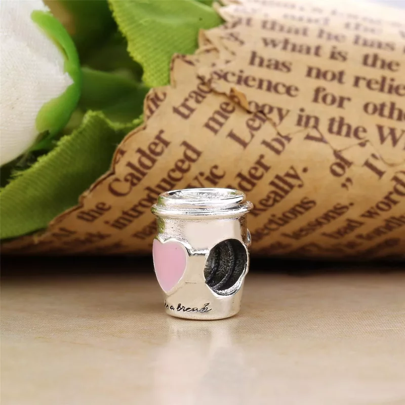 (imagen para) Charm en plata de ley Bebida para Llevar - PANDORA - Ver 3