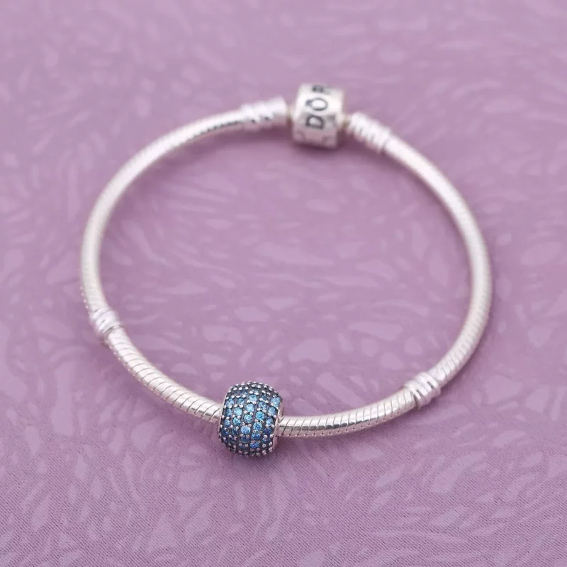 (imagen para) Charm Pav&eacute; azul 791051MCZ Charms PANDORA - Ver 2