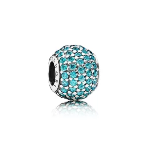 Charm Pavé azul 791051MCZ Charms PANDORA (imagen para) Charm Pavé azul 791051MCZ Charms PANDORA
