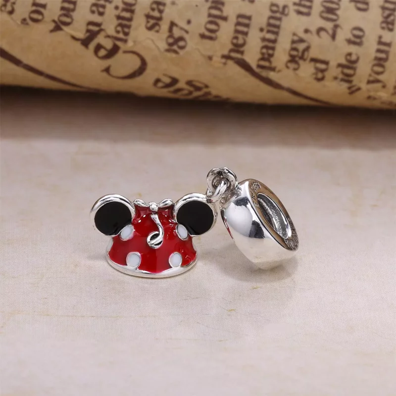 (imagen para) Disney, Charm colgante en plata de ley Sombrero de oreja de Minnie PANDORA - Ver 2