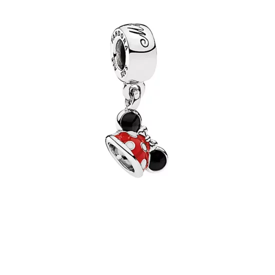 (imagen para) Disney, Charm colgante en plata de ley Sombrero de oreja de Minnie PANDORA