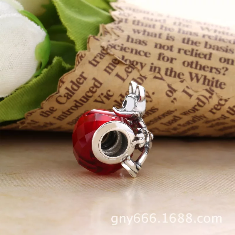 (imagen para) Disney, Charm en plata de ley Mickey amor coraz&oacute;n PANDORA - Ver 4